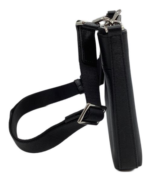 PAUL SMITH（ポールスミス）PAUL SMITH (ポールスミス) ショルダーバッグ/ストローグレインレザー ブラックの古着・服飾アイテム