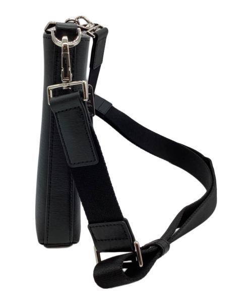 PAUL SMITH（ポールスミス）PAUL SMITH (ポールスミス) ショルダーバッグ/ストローグレインレザー ブラックの古着・服飾アイテム