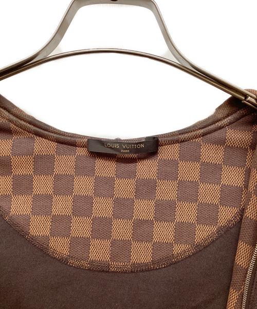 LOUIS VUITTON（ルイ ヴィトン）LOUIS VUITTON (ルイ ヴィトン) ジップパーカー ブラウン サイズ:Mの古着・服飾アイテム