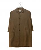 ORCIVALオーシバル）の古着「ウールロングコート」｜ベージュ