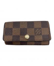 LOUIS VUITTON（ルイ ヴィトン）の古着「キーケース/ ミュルティクレ4」｜ブラウン
