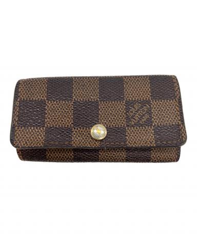 【中古美品】ルイ・ヴィトン ミュルティクレ4 キーケース 国内直営発♪ Louis Vuitton キーケース ミュルティクレ 4 (Louis