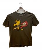 Hysteric Glamour×THEATER8ヒステリックグラマー×シアターエイト）の古着「半袖カットソー/wood stock」｜グレー