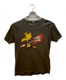 Hysteric Glamour×THEATER8（ヒステリックグラマー×シアターエイト）の古着「半袖カットソー/wood stock」｜グレー
