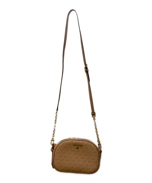 MICHAEL KORS（マイケル・コース）MICHAEL KORS (マイケル・コース) チェーンショルダーバッグ ピンクの古着・服飾アイテム