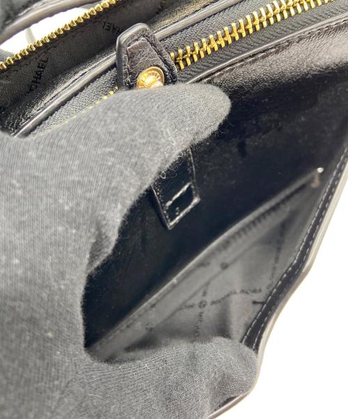 MICHAEL KORS（マイケル・コース）MICHAEL KORS (マイケル・コース) チェーンショルダーバッグ ブラック×ブラウンの古着・服飾アイテム