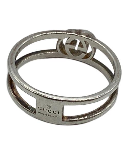 GUCCI（グッチ）GUCCI (グッチ) インターロッキングG/スリムオープンバンドリング サイズ:16号の古着・服飾アイテム