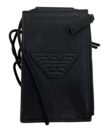 EMPORIO ARMANI（エンポリオ アルマーニ）の古着「スマホショルダー」｜ブラック