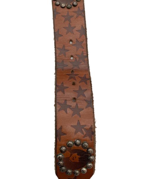 Hysteric Glamour（ヒステリックグラマー）Hysteric Glamour (ヒステリックグラマー) OLDSTUD ベルト/CIRCLE GIRL ブラウンの古着・服飾アイテム