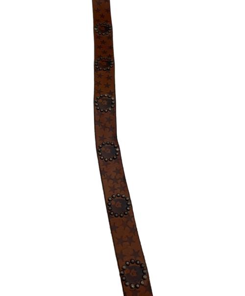 Hysteric Glamour（ヒステリックグラマー）Hysteric Glamour (ヒステリックグラマー) OLDSTUD ベルト/CIRCLE GIRL ブラウンの古着・服飾アイテム