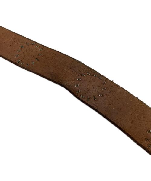 Hysteric Glamour（ヒステリックグラマー）Hysteric Glamour (ヒステリックグラマー) OLDSTUD ベルト/CIRCLE GIRL ブラウンの古着・服飾アイテム