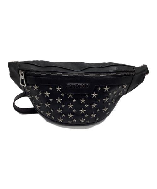JIMMY CHOO（ジミーチュウ）JIMMY CHOO (ジミーチュウ) ウエストバッグ ブラックの古着・服飾アイテム