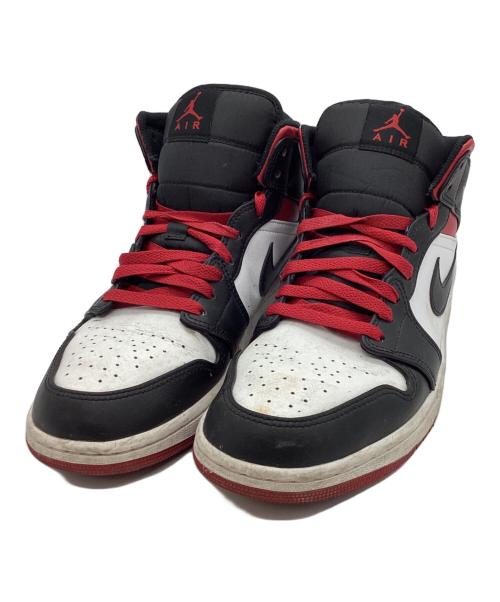 NIKE（ナイキ）NIKE (ナイキ) ミッドカットスニーカー レッド×ブラック サイズ:28cmの古着・服飾アイテム