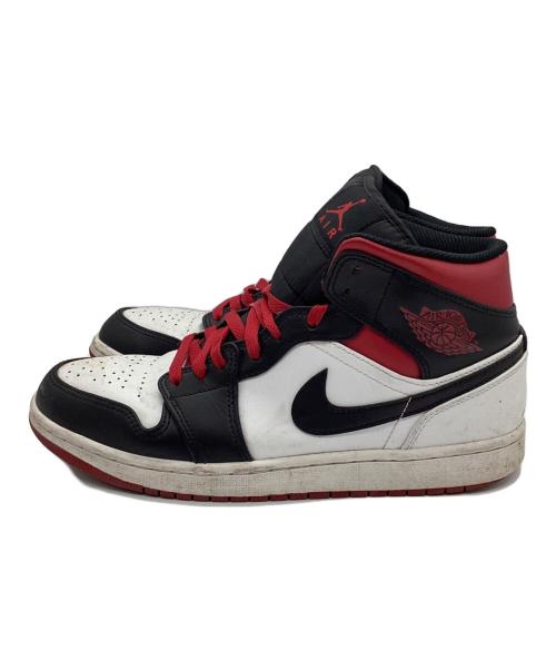 NIKE（ナイキ）NIKE (ナイキ) ミッドカットスニーカー レッド×ブラック サイズ:28cmの古着・服飾アイテム