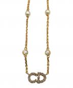 Christian Diorクリスチャン ディオール）の古着「ネックレス/D Lune」｜ゴールド