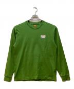 HUMAN MADEヒューマンメイド）の古着「長袖カットソー/Polar Bear T Shirt」｜グリーン