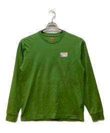 HUMAN MADE（ヒューマンメイド）の古着「長袖カットソー/Polar Bear T Shirt」｜グリーン