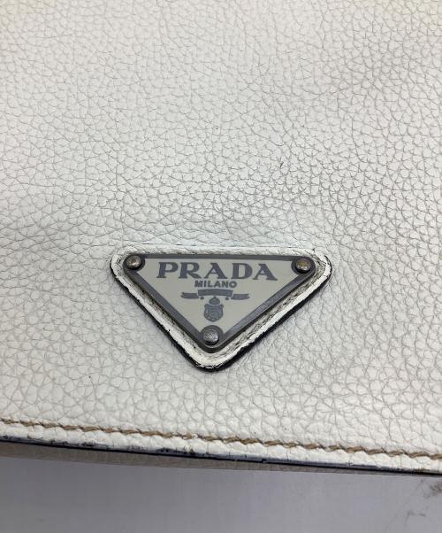 PRADA（プラダ）PRADA (プラダ) セカンドバッグ ホワイトの古着・服飾アイテム
