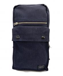PORTER（ポーター）の古着「スリングショルダーバッグ」｜ネイビー