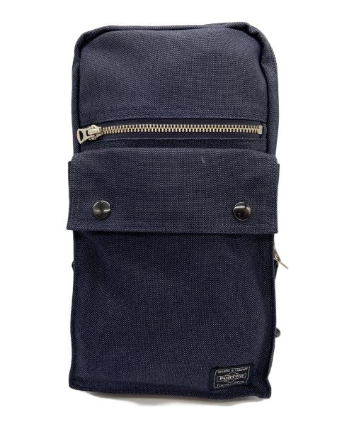 PORTER（ポーター）PORTER (ポーター) スリングショルダーバッグ ネイビーの古着・服飾アイテム