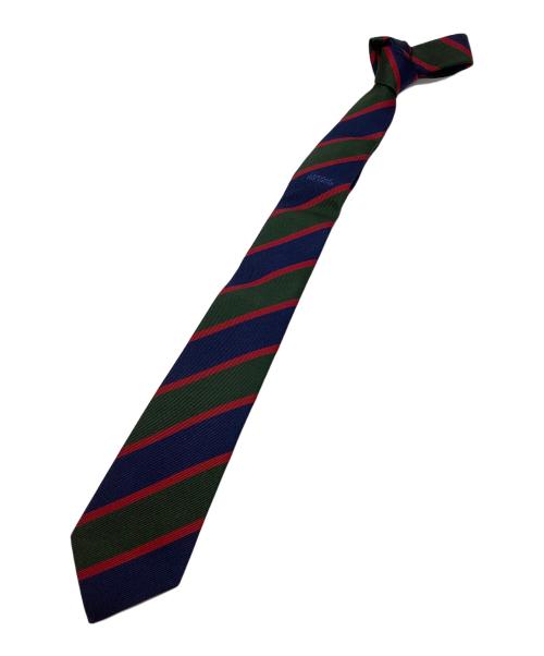 GUCCI（グッチ）GUCCI (グッチ) ネクタイ ネイビー×グリーン×レッド サイズ:不明の古着・服飾アイテム