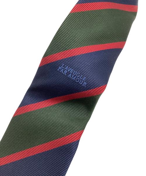 GUCCI（グッチ）GUCCI (グッチ) ネクタイ ネイビー×グリーン×レッド サイズ:不明の古着・服飾アイテム