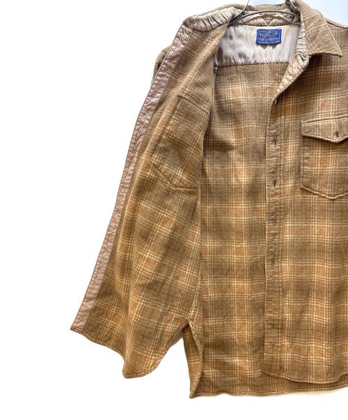 PENDLETON（ペンドルトン）PENDLETON (ペンドルトン) 長袖ウールシャツ ベージュ サイズ:16-1/2の古着・服飾アイテム