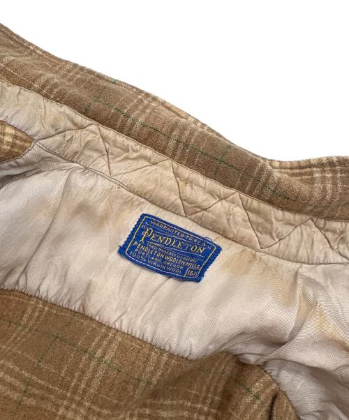 PENDLETON（ペンドルトン）PENDLETON (ペンドルトン) 長袖ウールシャツ ベージュ サイズ:16-1/2の古着・服飾アイテム
