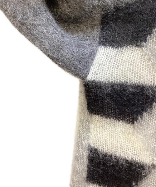 MONCLER（モンクレール）MONCLER (モンクレール) FRAGMENT (フラッグメント) 厚手ニット グレー サイズ:Lの古着・服飾アイテム