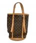 LOUIS VUITTON (ルイ ヴィトン) トートバッグ/モノグラム/バケットGM ブラウン：40000円