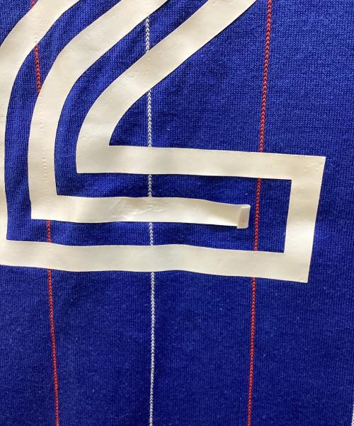adidas（アディダス）adidas (アディダス) ゲームシャツ ブルー×ホワイト サイズ:Lの古着・服飾アイテム