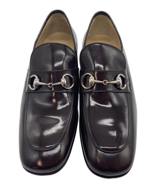 GUCCI（グッチ）GUCCI (グッチ) ホースビットローファー ブラウン サイズ:7Dの古着・服飾アイテム