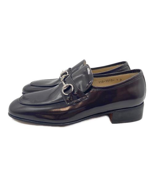 GUCCI（グッチ）GUCCI (グッチ) ホースビットローファー ブラウン サイズ:7Dの古着・服飾アイテム