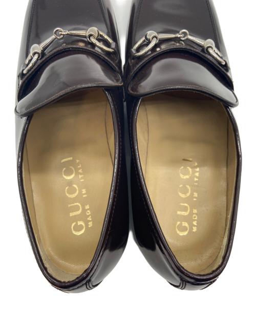GUCCI（グッチ）GUCCI (グッチ) ホースビットローファー ブラウン サイズ:7Dの古着・服飾アイテム