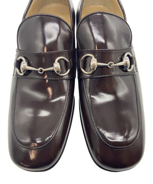 GUCCI（グッチ）GUCCI (グッチ) ホースビットローファー ブラウン サイズ:7Dの古着・服飾アイテム