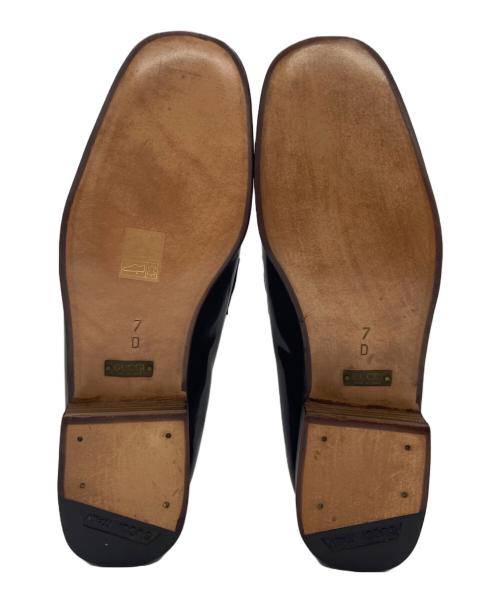 GUCCI（グッチ）GUCCI (グッチ) ホースビットローファー ブラウン サイズ:7Dの古着・服飾アイテム