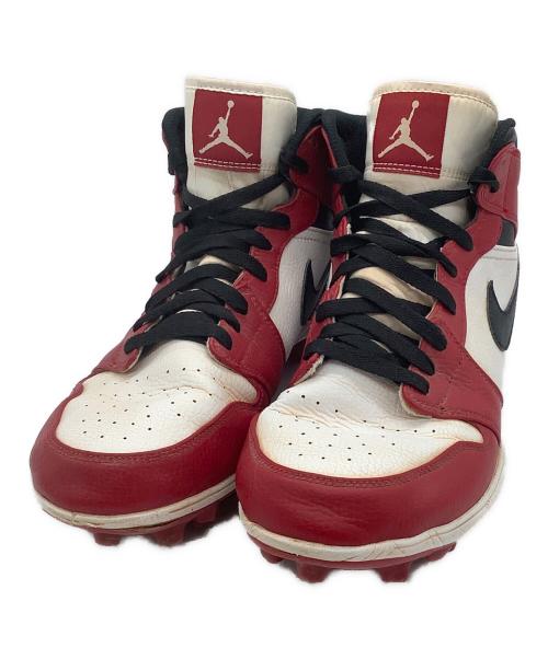 NIKE（ナイキ）NIKE (ナイキ) ハイカットスパイク/Air Jordan 1 Mid TD Cleat レッド サイズ:27cmの古着・服飾アイテム