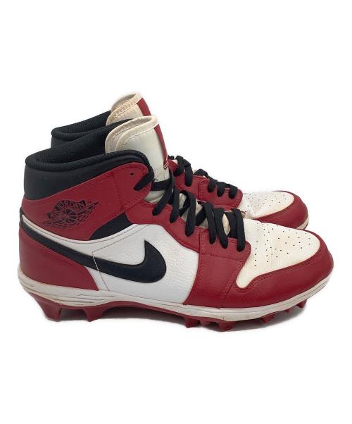 NIKE（ナイキ）NIKE (ナイキ) ハイカットスパイク/Air Jordan 1 Mid TD Cleat レッド サイズ:27cmの古着・服飾アイテム