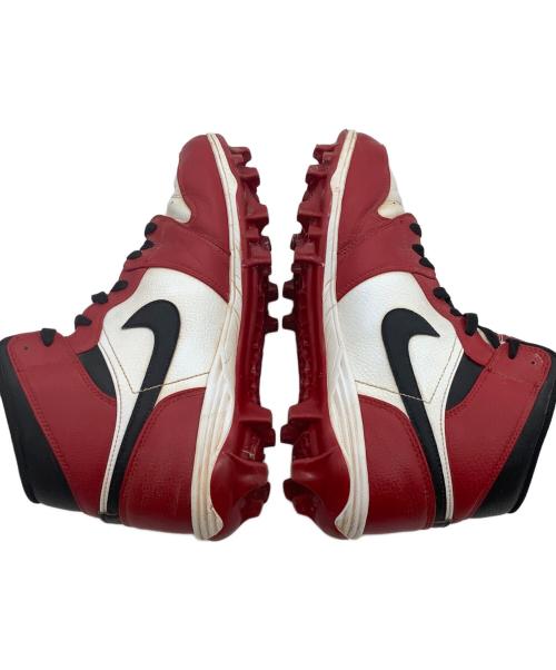NIKE（ナイキ）NIKE (ナイキ) ハイカットスパイク/Air Jordan 1 Mid TD Cleat レッド サイズ:27cmの古着・服飾アイテム