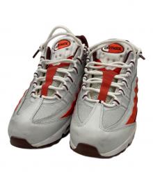 NIKE（ナイキ）の古着「ローカットスニーカー/Air Max 95 "Photon Dust/Dark Pony/Picante Red/White"」｜グレー×オレンジ