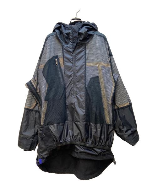 THE NORTH FACE（ザ ノース フェイス）THE NORTH FACE (ザ ノース フェイス) マウンテンパーカー ブラック×パープル サイズ:Lの古着・服飾アイテム