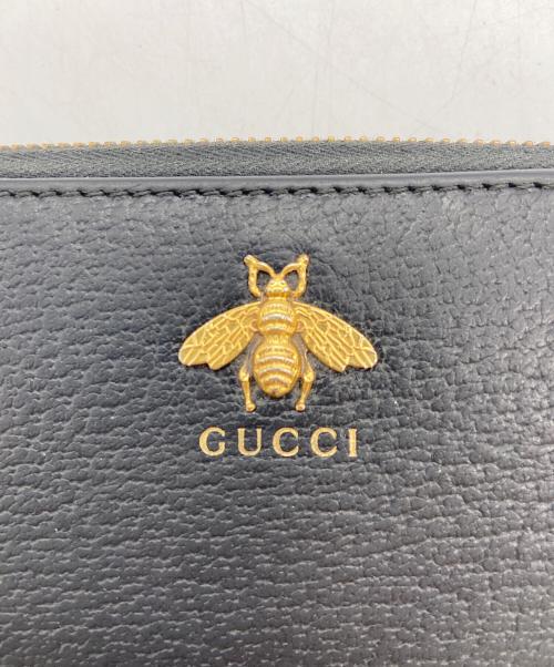 GUCCI（グッチ）GUCCI (グッチ) 長財布/アニマリエ ブラックの古着・服飾アイテム