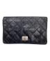CHANEL（シャネル）の古着「長財布 2.55 マトラッセ」｜ブラック