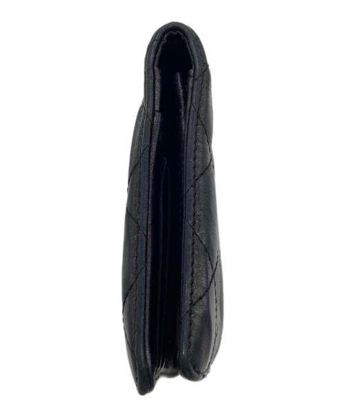 CHANEL（シャネル）CHANEL (シャネル) 長財布/2.55/マトラッセ ブラックの古着・服飾アイテム