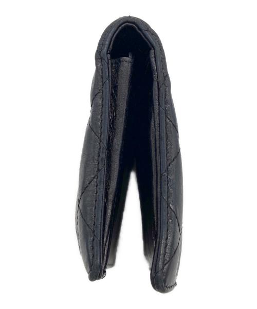 CHANEL（シャネル）CHANEL (シャネル) 長財布/2.55/マトラッセ ブラックの古着・服飾アイテム