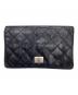 CHANEL（シャネル）の古着「長財布/2.55/マトラッセ」｜ブラック