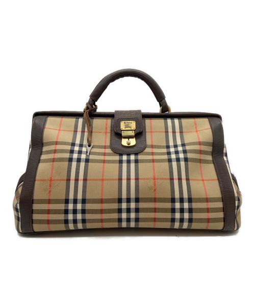 Burberry's（バーバリー）Burberry's (バーバリー) ボストンバッグ ベージュの古着・服飾アイテム