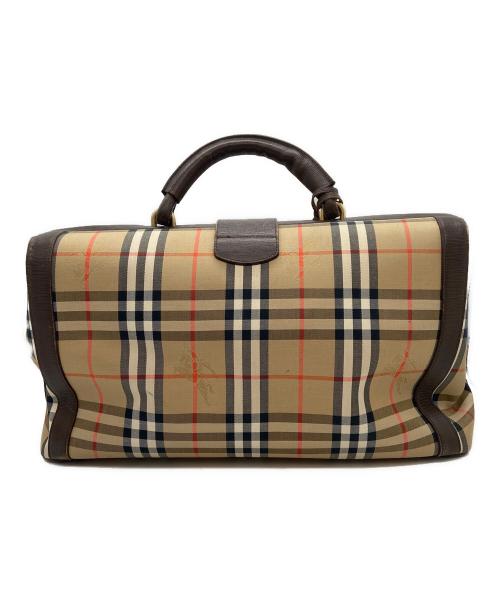 Burberry's（バーバリー）Burberry's (バーバリー) ボストンバッグ ベージュの古着・服飾アイテム