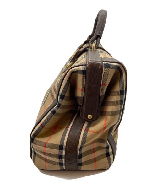 Burberry's（バーバリー）Burberry's (バーバリー) ボストンバッグ ベージュの古着・服飾アイテム