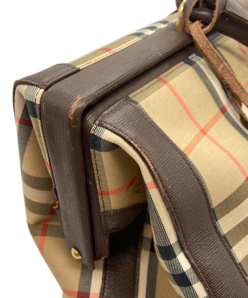 Burberry's（バーバリー）Burberry's (バーバリー) ボストンバッグ ベージュの古着・服飾アイテム